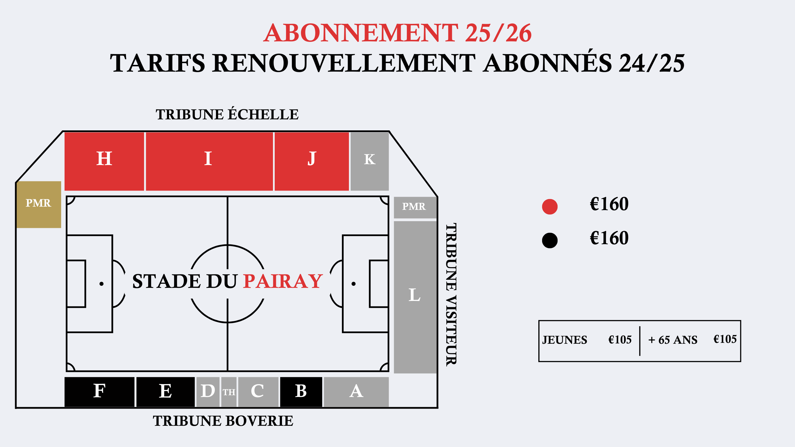 Cette réduction n’est pas cumulable avec celle pour les abonnés de la saison 2024-2025.